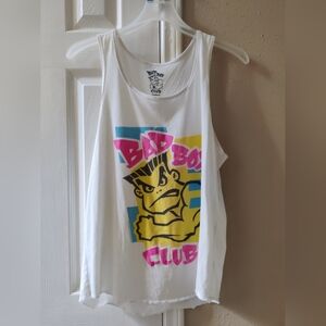 Unisex Vintage 90s Style Neon Bad Boy Club Tank Top Medium